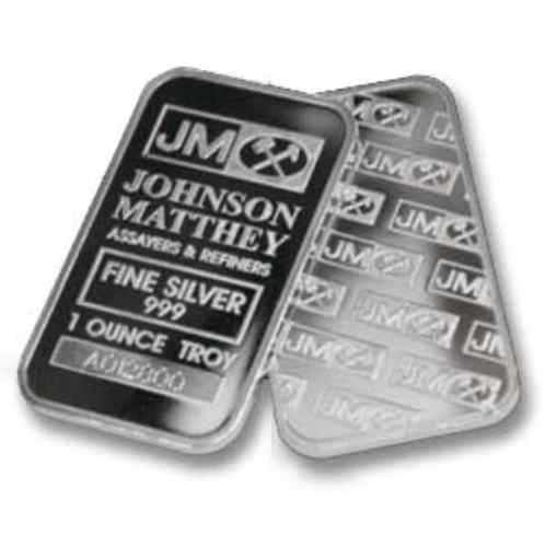 barra de prata de 1 oz